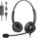 Arama Headset with Microphone for PC - Clear Calls, Noise Canceling