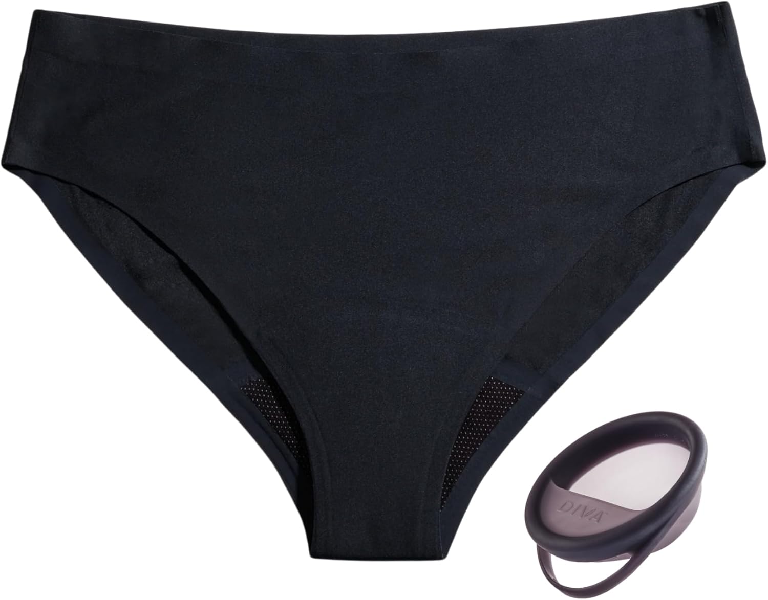 DivaCup Period Underwear & Disc Set - Leakproof Menstrual Protection