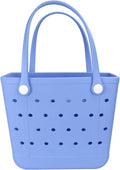 Lightweight Extra Large Rubber Beach Bag Mini Tote - Waterproof Carry