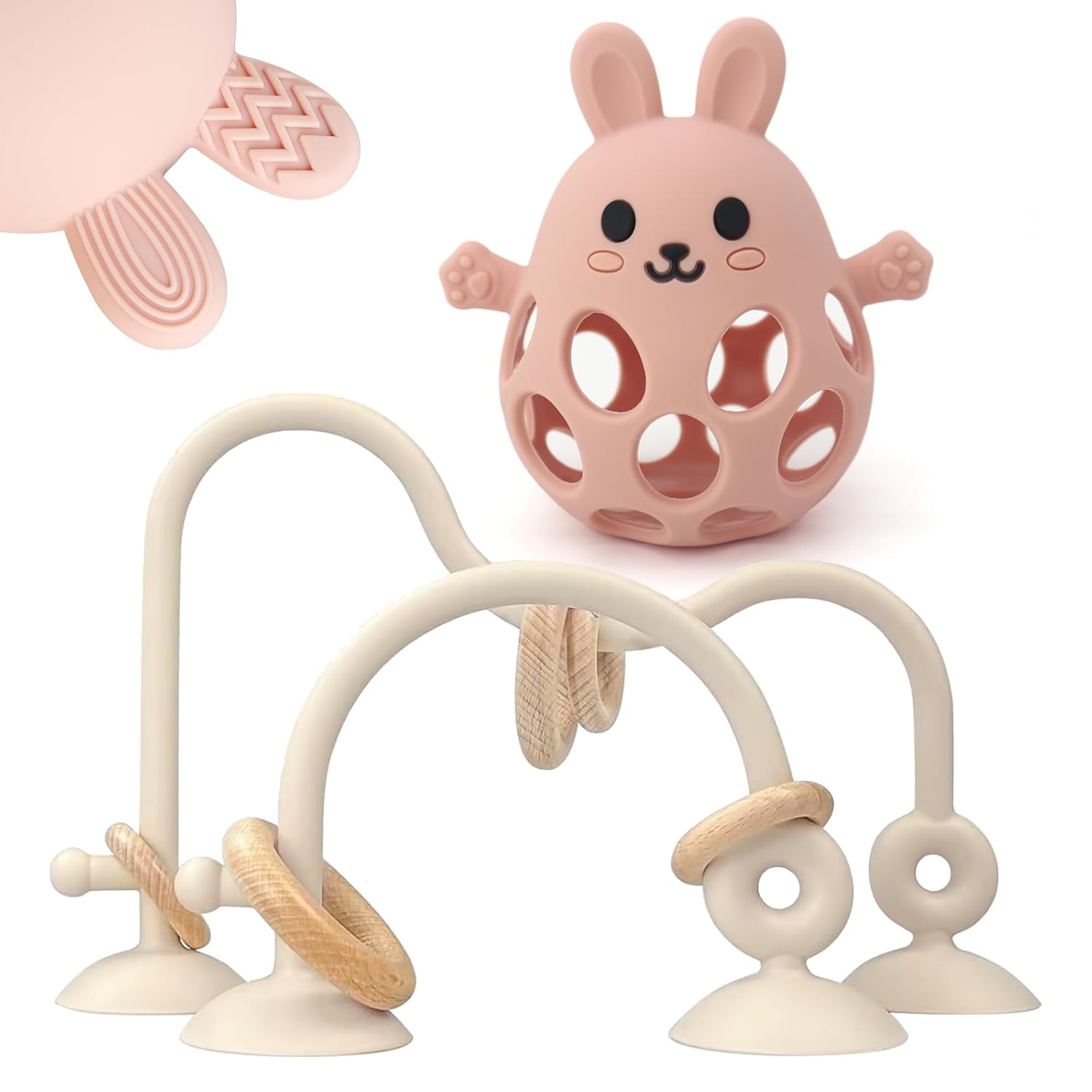 Silicone Teething Chew - Mess-Free Fun for Babies