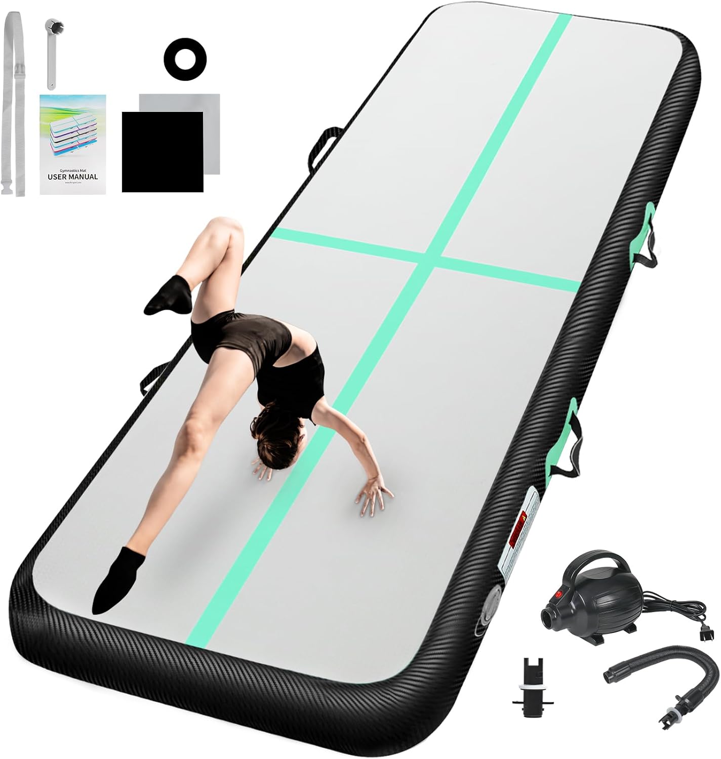 Inflatable Gymnastics Mat for Home Use and Training Needs