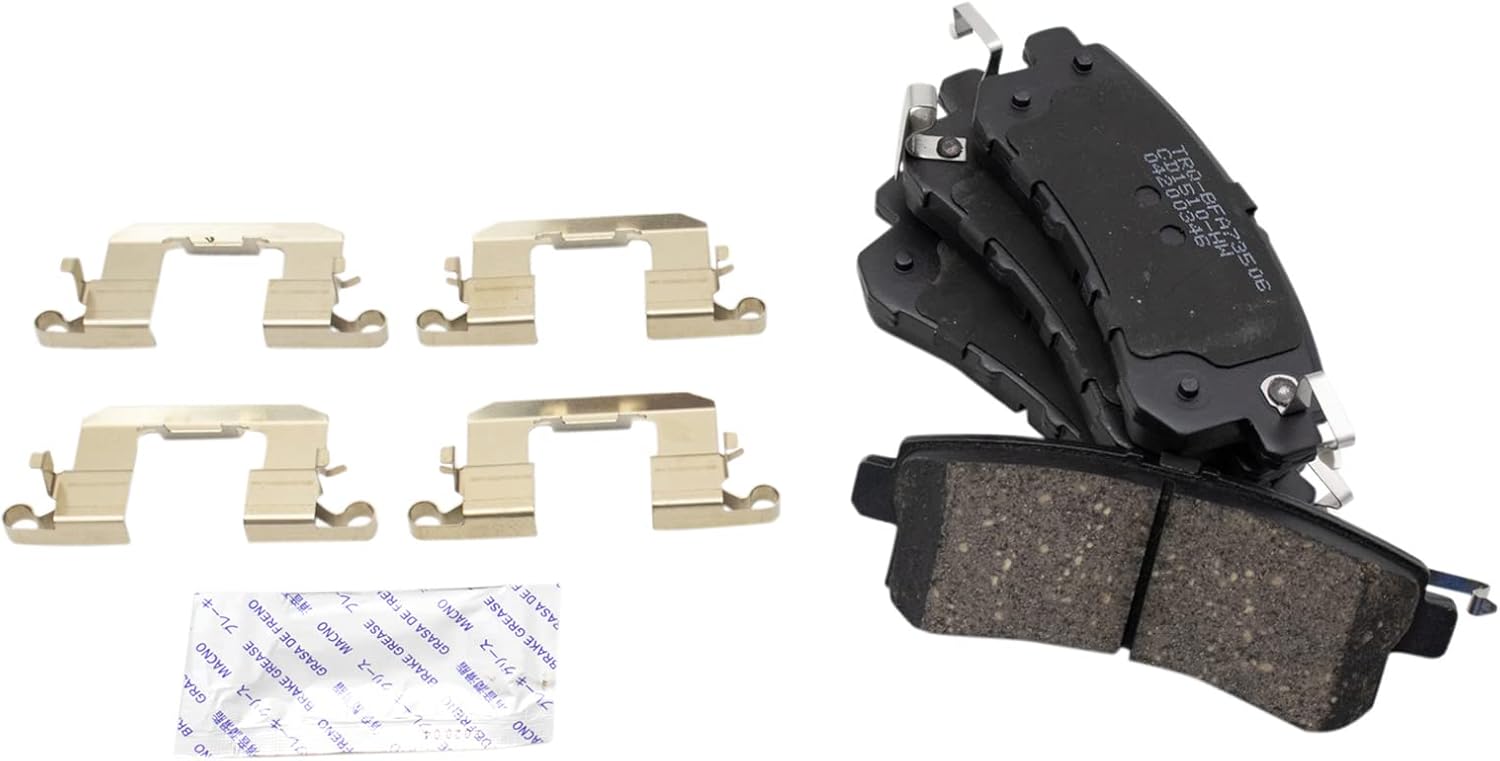 TRQ Rear Brake Pads Ceramic for INFINITI QX56 QX80 Armada