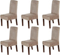 Velvet Dining Chair Covers Stretch Slipcovers for Parson Chairs