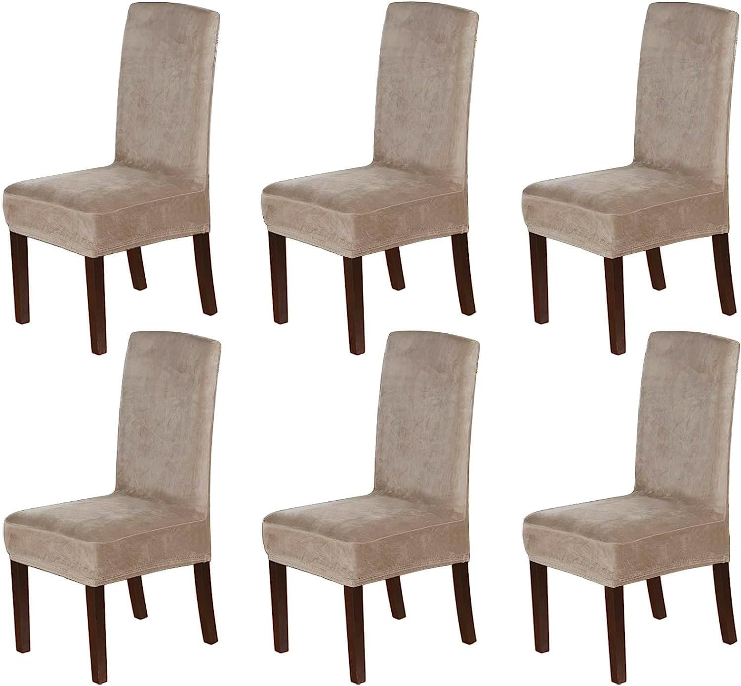 Premium Velvet Dining Chair Covers for Elegant Home Decor