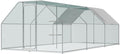 Large Metal Chicken Coop with Climbing Frame for 15-20 Chickens
