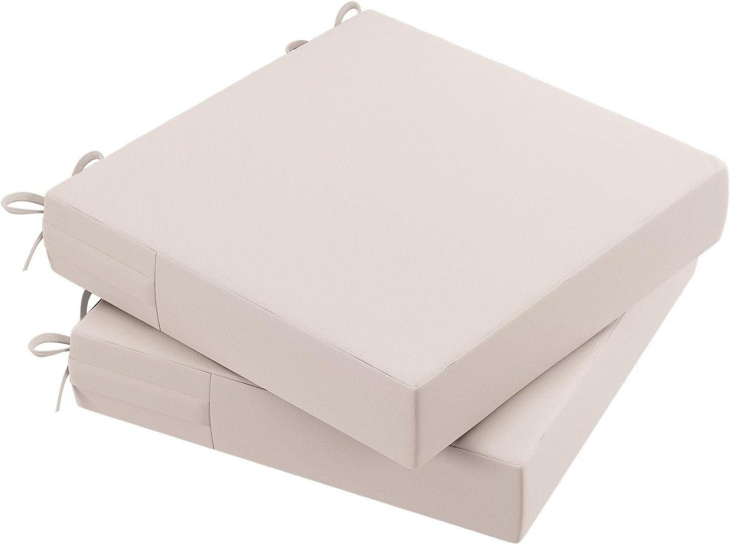 Outdoor Seat Cushions for Chairs, Waterproof & Fade-Resistant