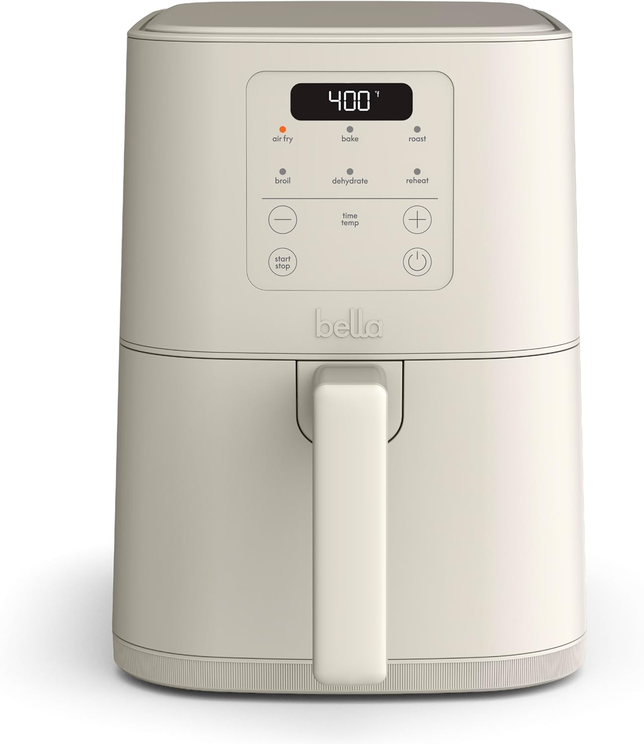 BELLA 4Qt Slim Air Fryer: EverGood Ceramic Nonstick Coating