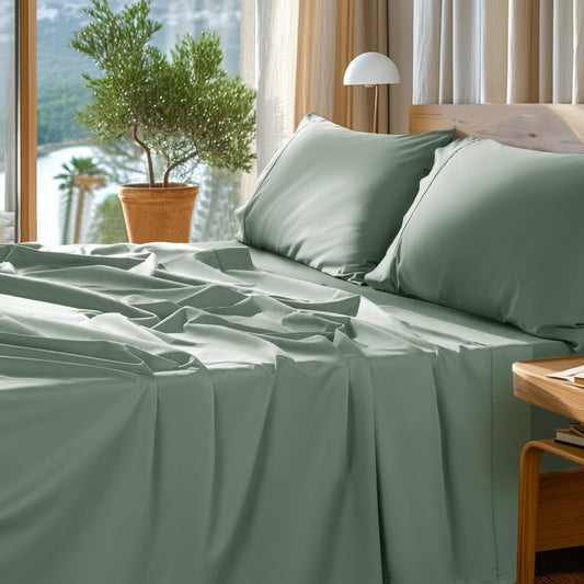 100% Egyptian Cotton Sheets Set for Luxurious Comfort and Style