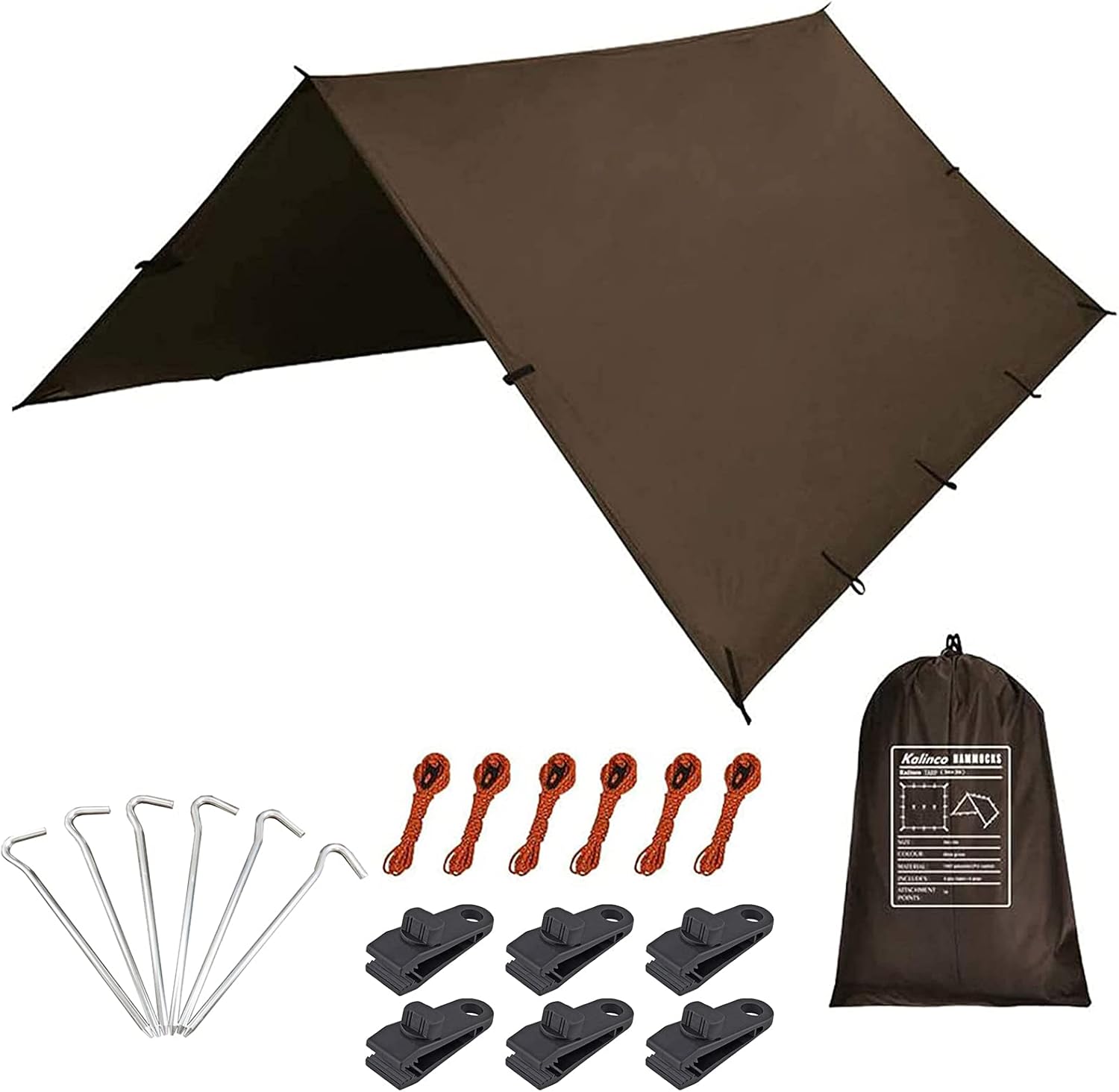 KALINCO Waterproof Camping Tarp for Versatile Outdoor Use