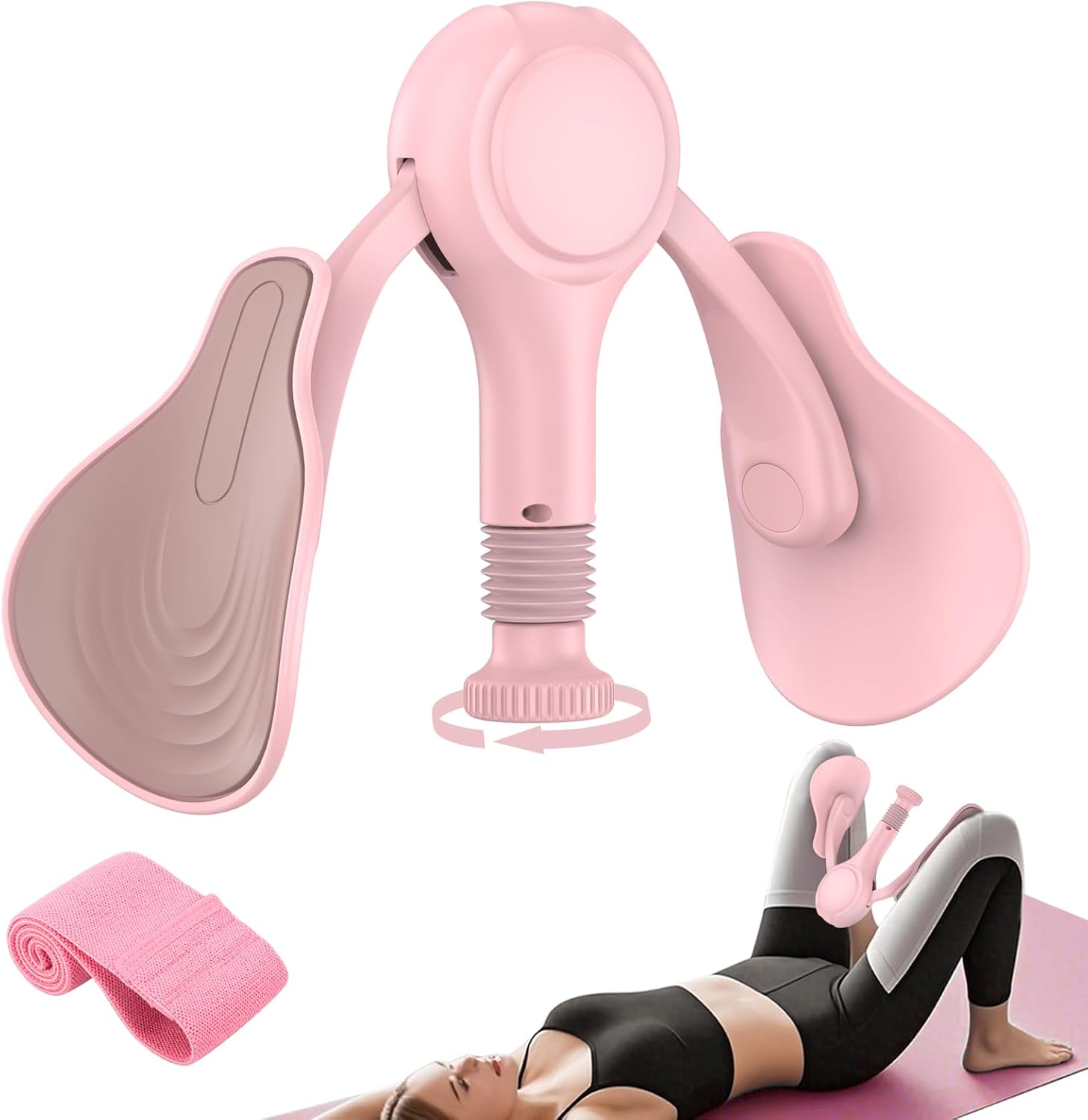 Inner Thigh Exerciser for Women - Adjustable Kegel Trainer