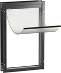 X-Large Deluxe Aluminum Pet Door - Two-Way Locking Pet Door