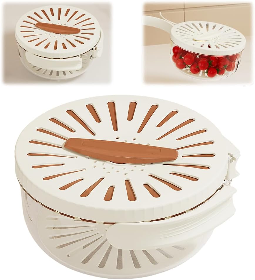 2-in-1 Fruit & Veg Wash Bowl - Seals & Drains!