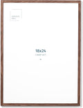 Opposite Wall 18x24 in Dark Solid Oak Picture Frame - Lightweight
