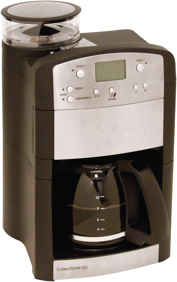 Capresso 10-Cup Digital Coffeemaker with Conical Burr Grinder - Freshly Ground Coffee Every Morning!