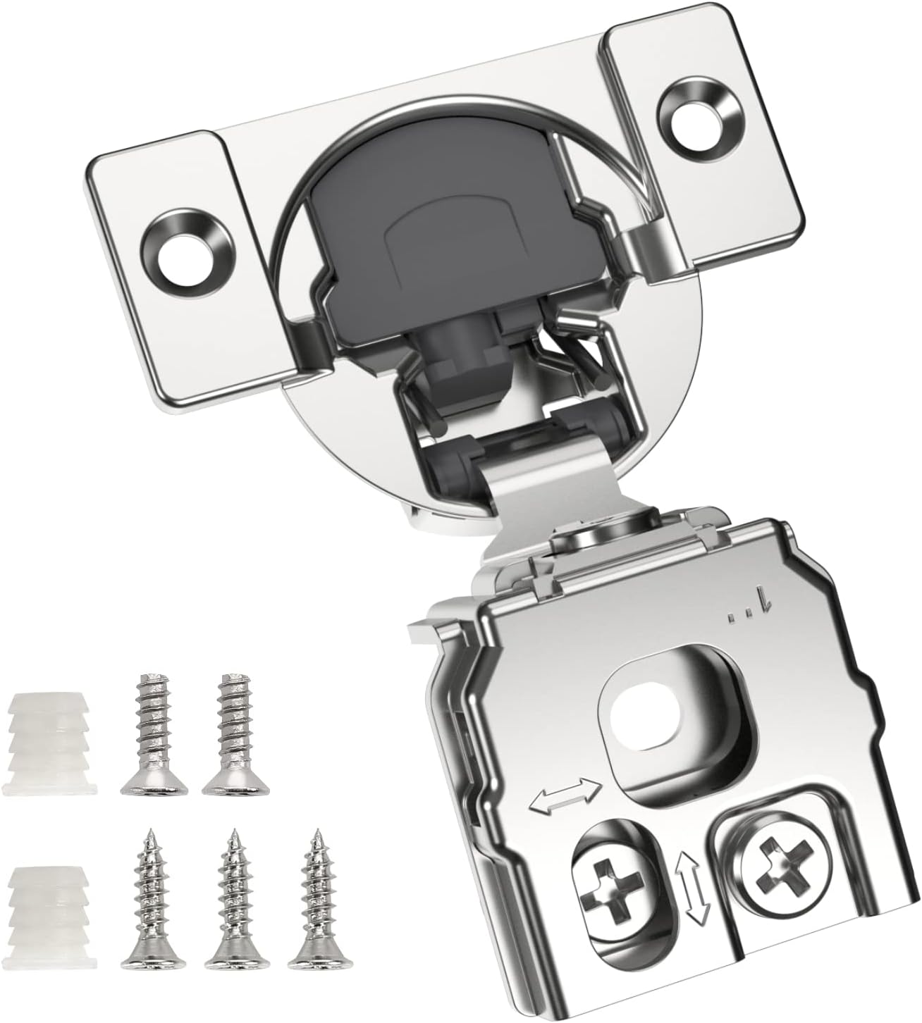 1in Overlay Soft Close Concealed Hinge for Kitchen Cabinets