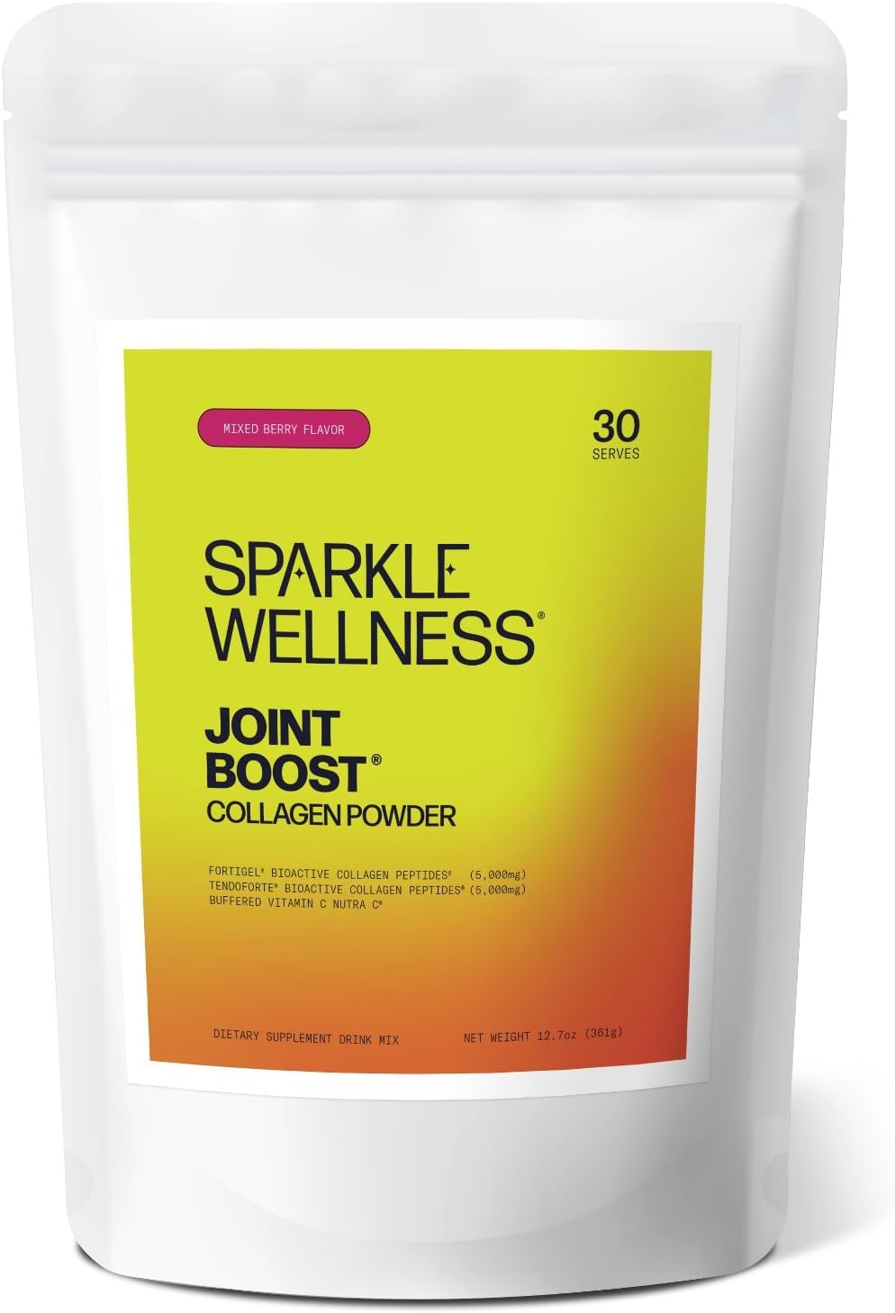 Sparkle Wellness Joint Boost Collagen Powder for Joint Mobility