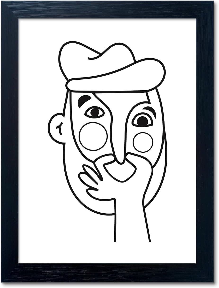 AIANHUA Mens Bathroom Decor: Funny Wall Art for Restrooms
