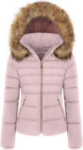 BodiLove Fur Hooded Thickened Jacket with Fleece Lining - Warm Winter