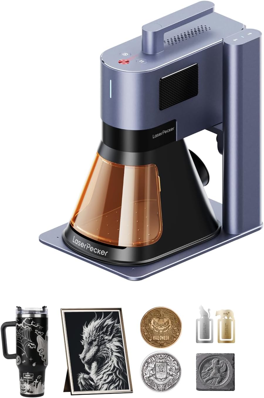 LaserPecker LP5 Dual Laser Engraver for Metal and Wood Crafts