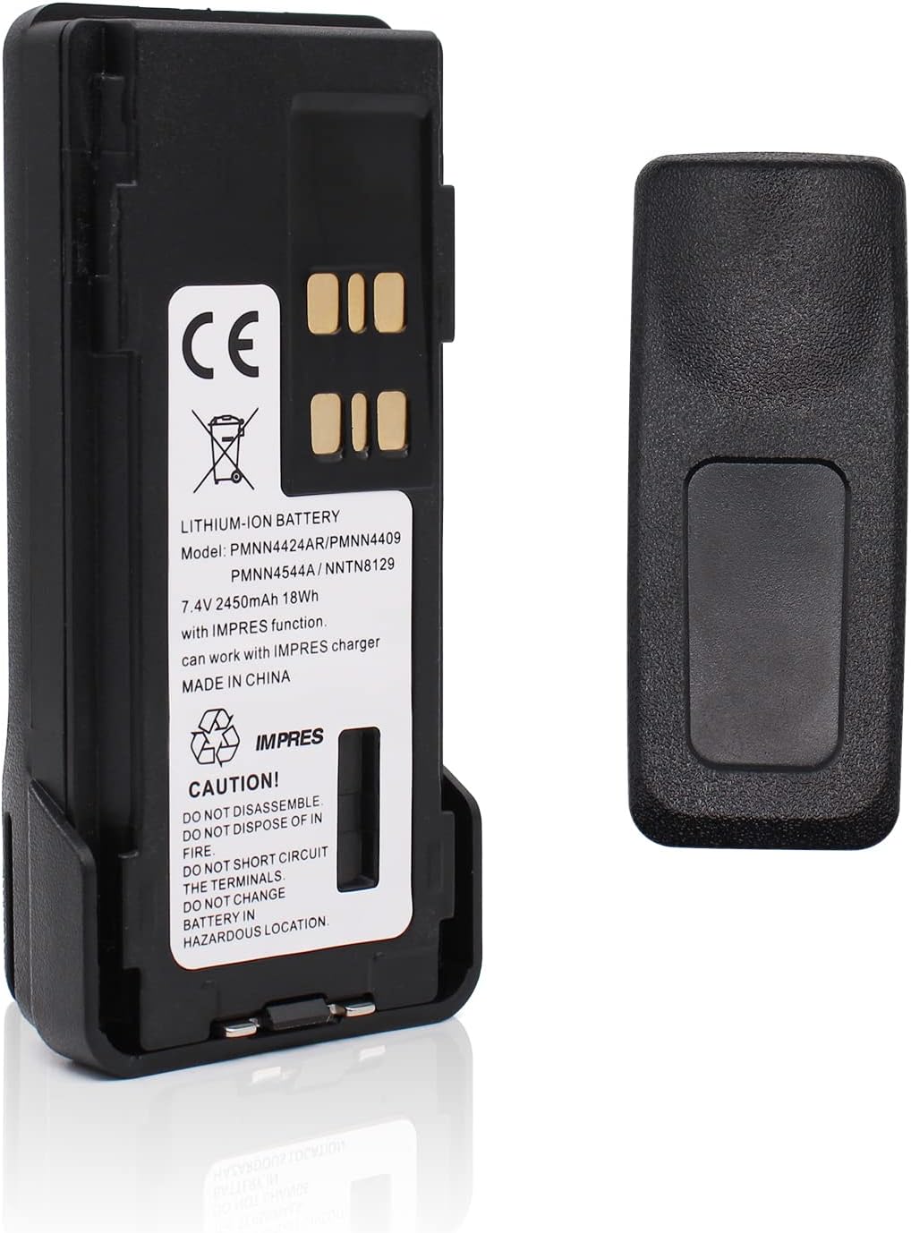 7.4V 2400mAh Rechargeable Li-ion Battery for Motorola Radios
