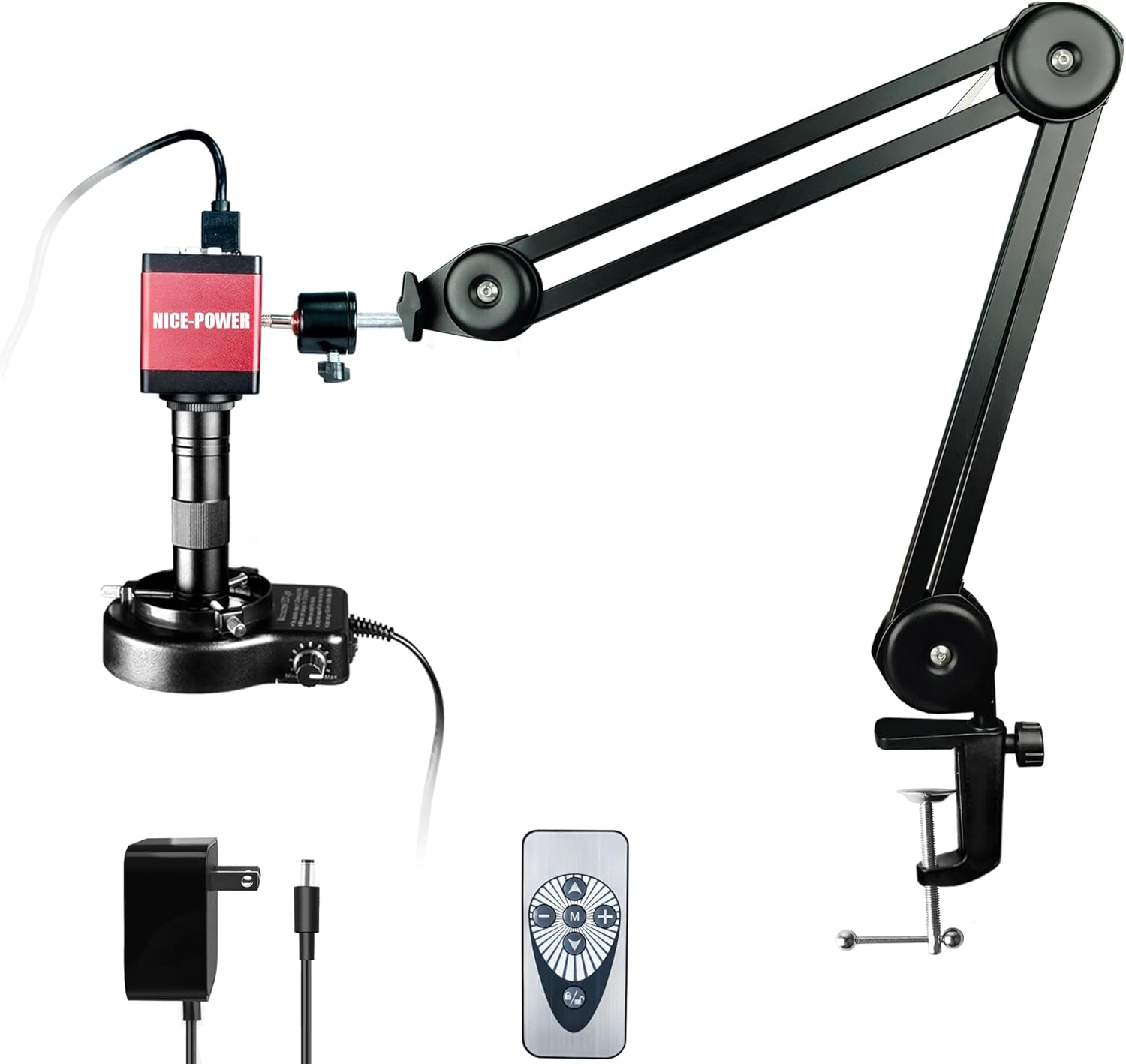NICE-POWER Digital Microscope Camera with 150X Zoom and LED Light