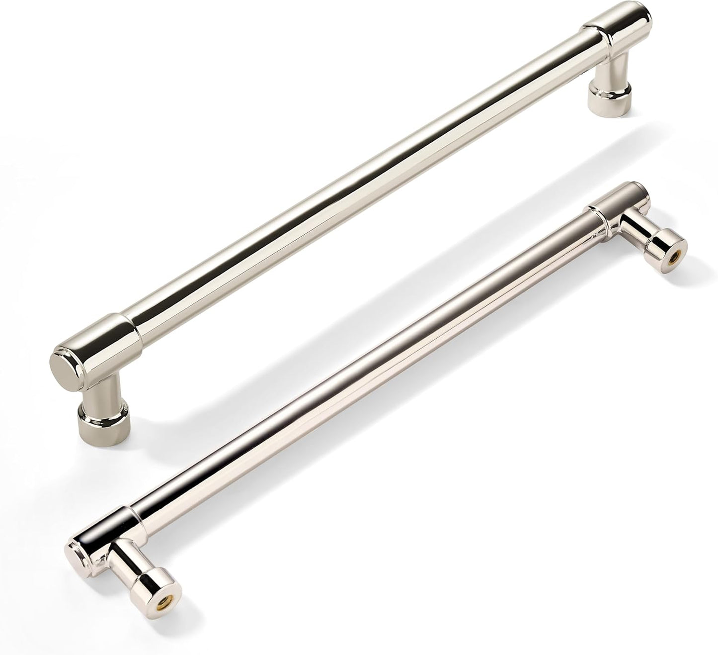 Polished Nickel Cabinet Pulls - 10 Pack 8 Inch Kitchen Handles
