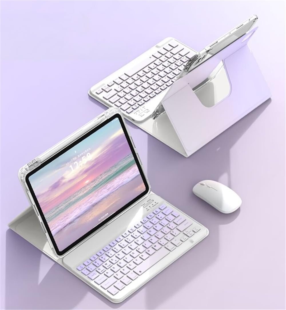 Keyboard Case for iPad 9th 8th 7th Gen 10.2 inch with Mouse