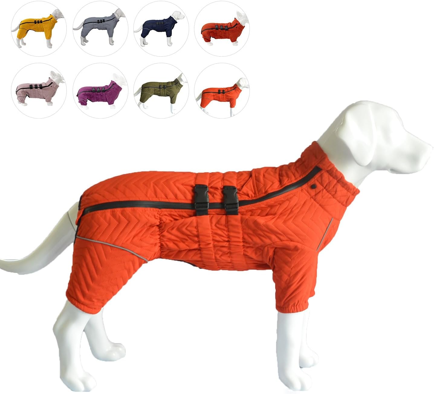 Warm Double Layers Dog Vest for All Sizes - Windproof & Waterproof