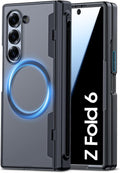 Matte Black Samsung Galaxy Z Fold 6 Case with MagSafe - Privacy & S