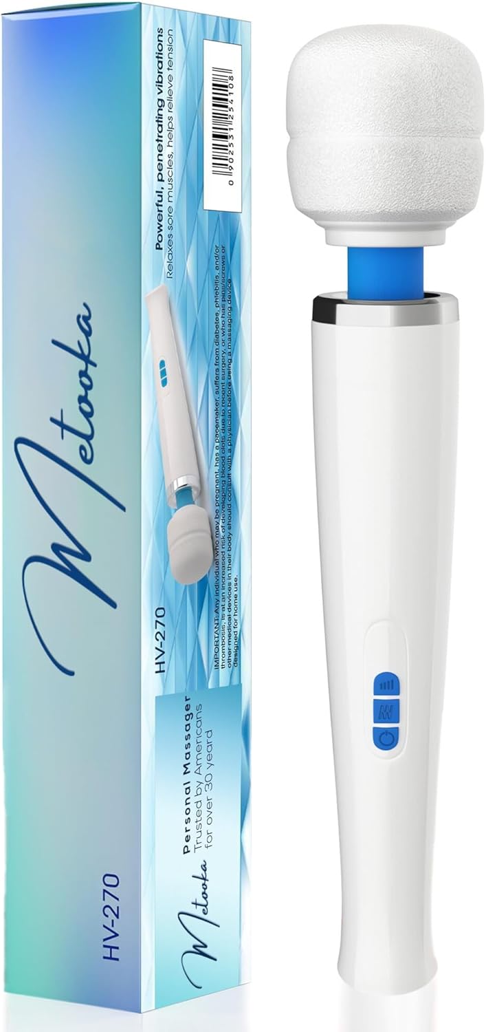 Therapeutic Cordless Massager for Sore Muscles - 8 Speeds