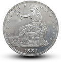Antique U.S. Coins Collection Seated 1884 - Historical Morgan Dollar