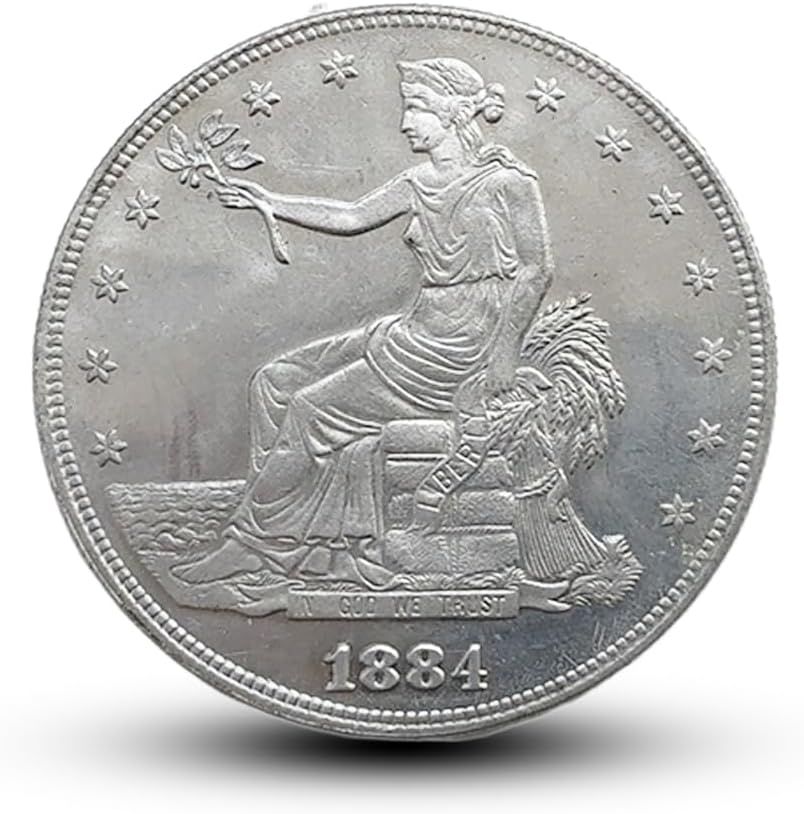 Antique U.S. Coins Collection - 1884 Seated Goddess Dollar