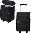 Double Deck Leakproof Rolling Cooler - Keep 48 Cans Cold on the Go!