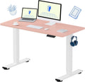 48 x 24 in Pink Desktop Electric Standing Desk - EN1