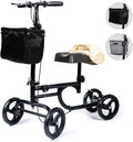 BodyMed Knee Walker for Injuries - Collapsible 4-Wheel Scooter