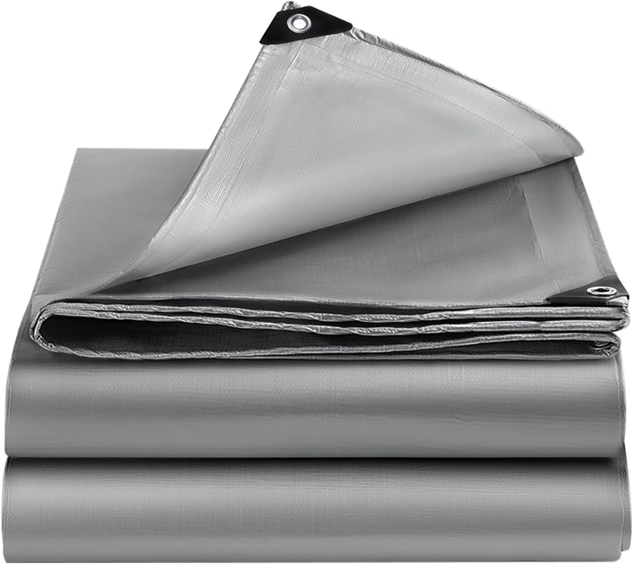 Silver Tarps Heavy Duty Waterproof 12 Mil Large Tarpaulin