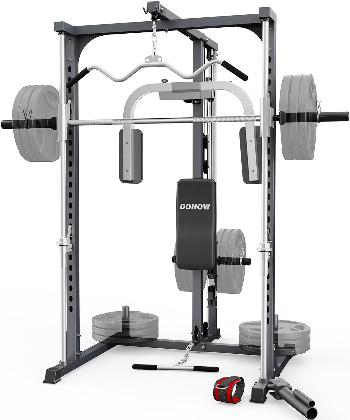 Ultimate Home Gym with Smith Bar & LAT Pull Down