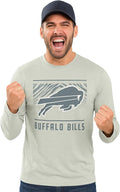 Zubaz NFL Men's Long Sleeve Team Graphic T-Shirt (Style 829K)