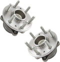 TRQ Front Wheel Bearing & Hub Assembly Set Compatible with 2015-22