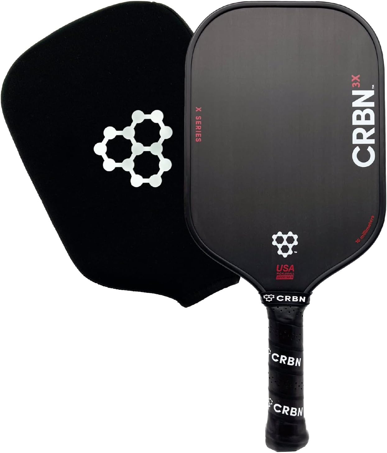 CRBN Pickleball X Series Power Paddle with Massive Sweet Spot