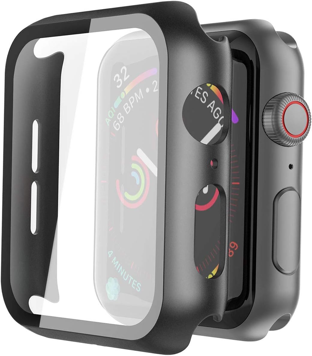 Shockproof Black Apple Watch SE 6/5/4 Case