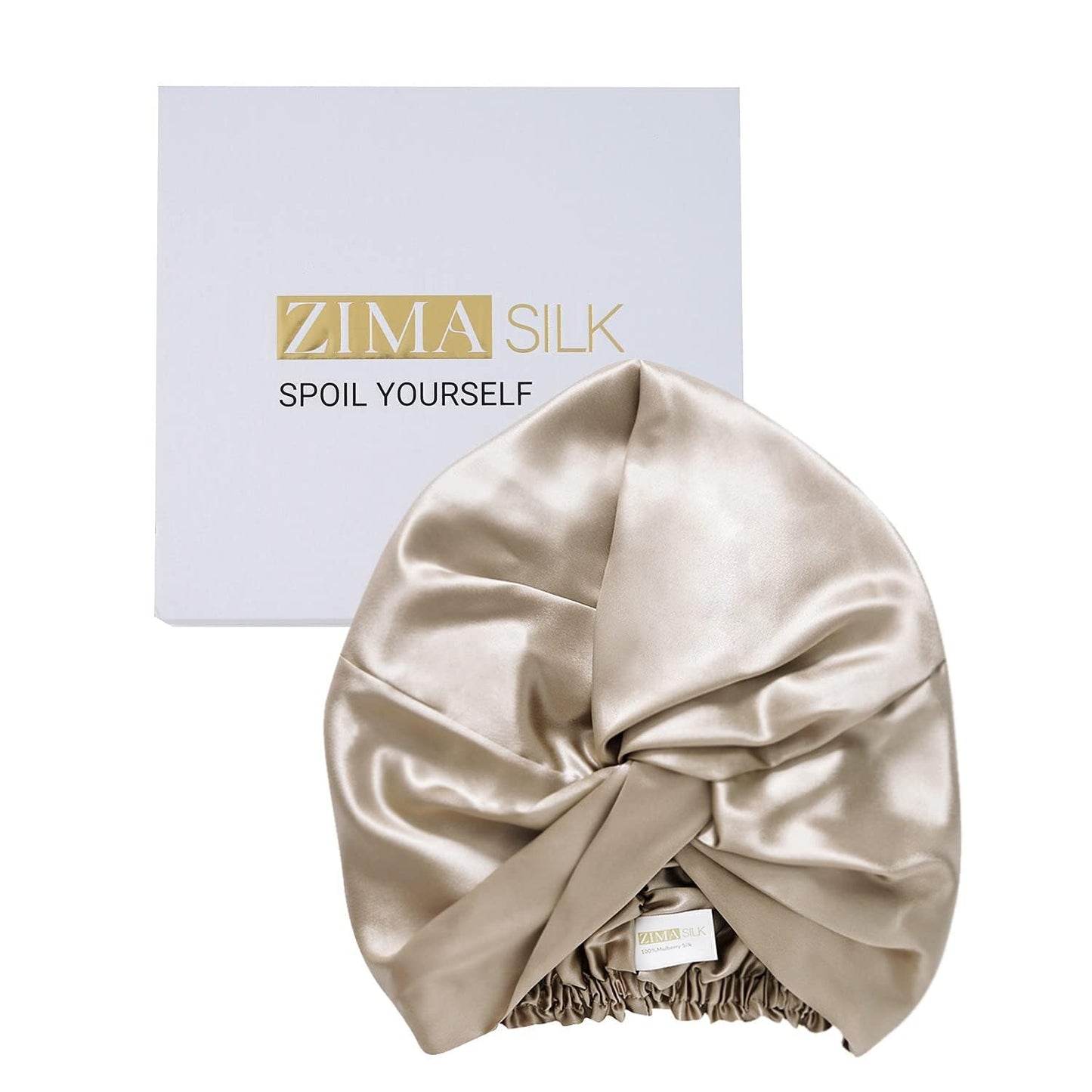 ZIMASILK 22 Momme Silk Bonnet for Sleeping & Hair Care