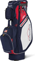 Sun Mountain Sync 2021 Cart Bag - Lightweight & Stylish Navy/White/RED