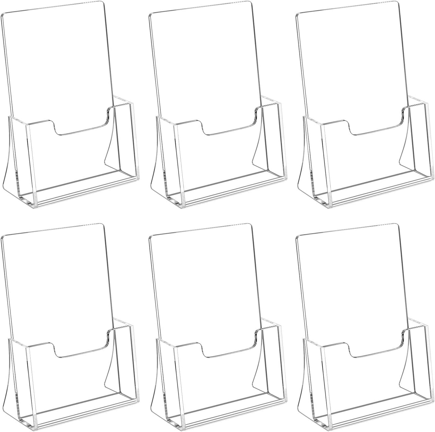 HIIMIEI Acrylic Brochure Holder for Flyers and Pamphlets Display