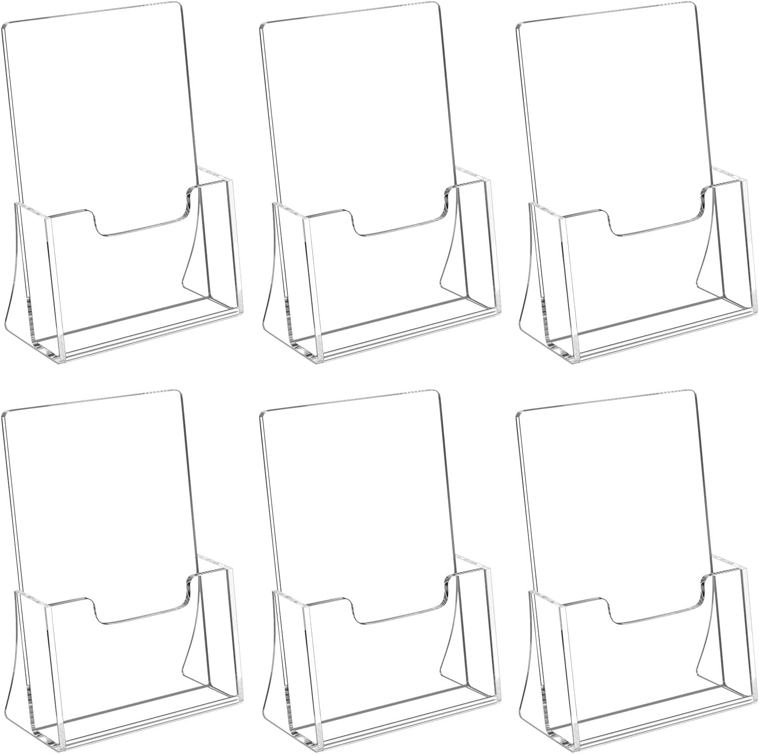 HIIMIEI Acrylic Brochure Holder for Flyers and Pamphlets Display