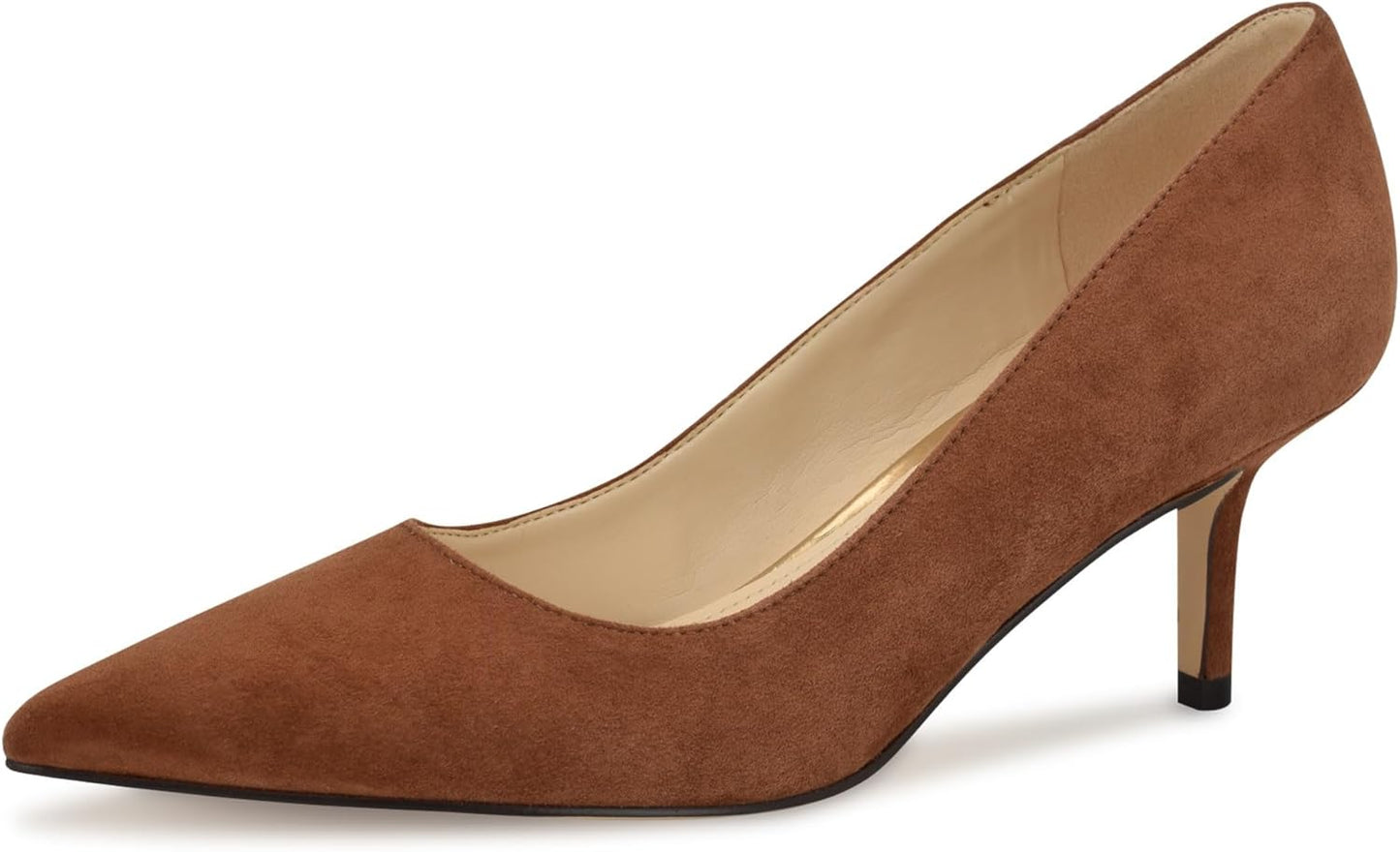 Nine West Arlene Dress Pumps with Kitten Heel and Pointy Toe