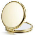 Compact Mirror Bulk Pack of 24 Double-Sided 1X/2X Metal Mirrors