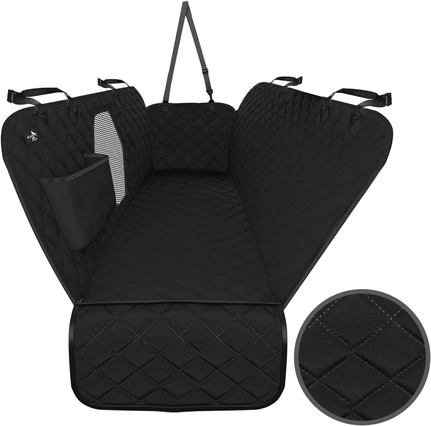 Active Pets Dog Car Seat Cover - Waterproof Hammock Protector