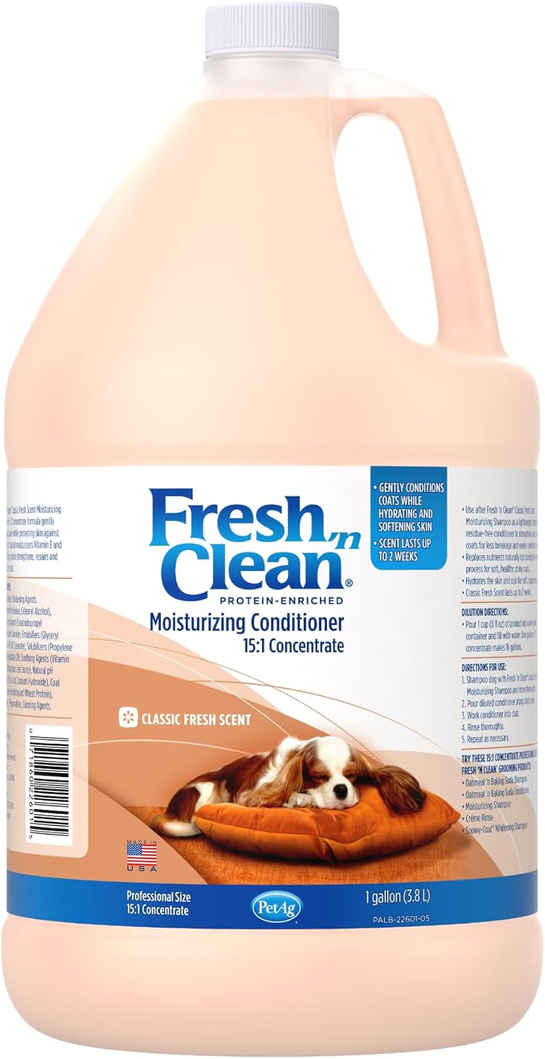 Fresh n Clean Conditioner for Dogs - Moisturizes & Strengthens