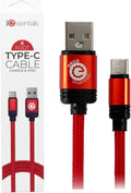 6FT USB Type-C Charge & Sync Cable 3-Pack - Durable Nylon Braided
